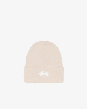 Stssy - Men's Basic Cuff Beanie - (Stone)
