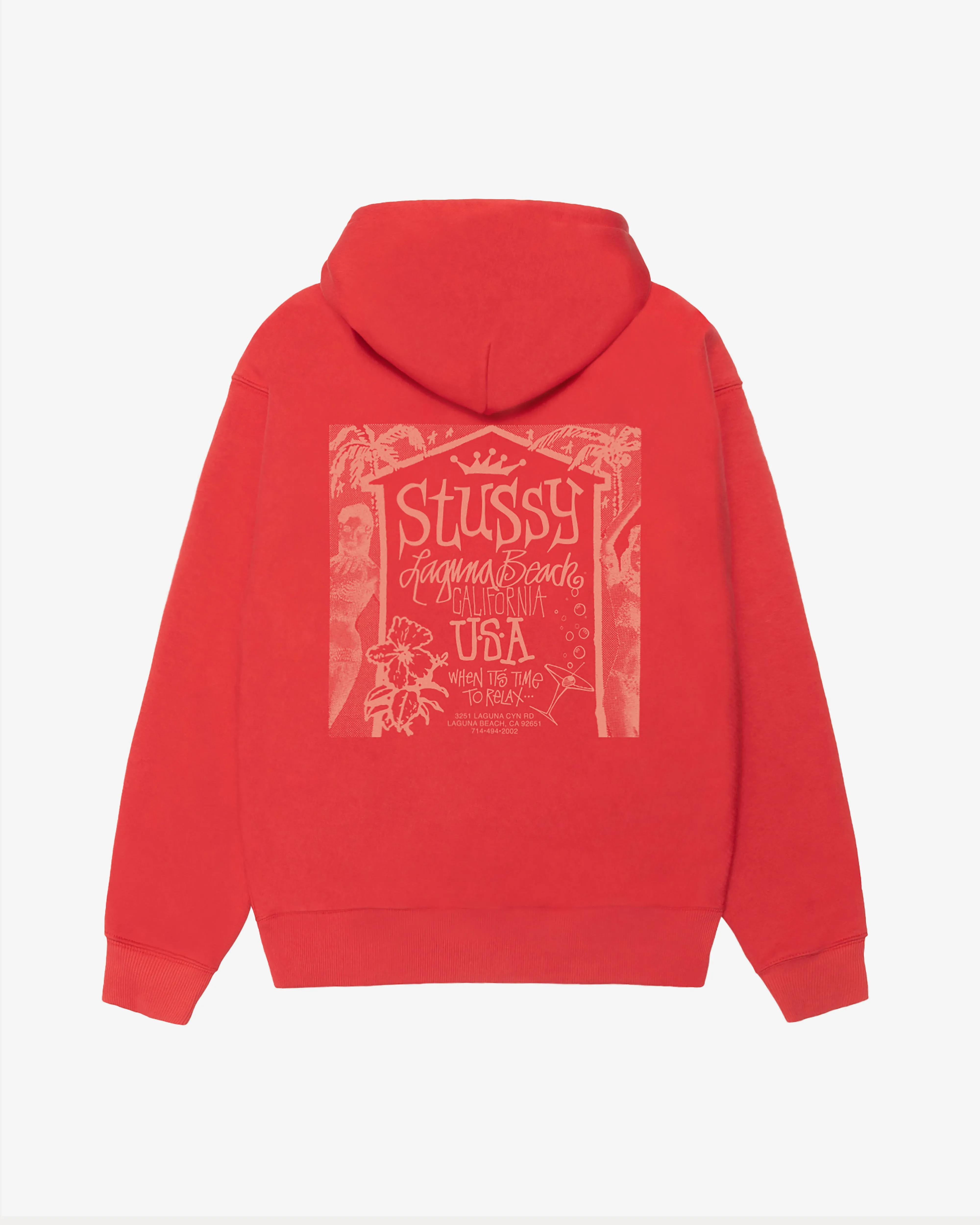 Stssy - Men's Beach House Hoodie - (Cayenne)