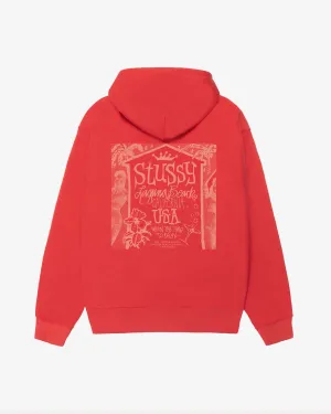 Stssy - Men's Beach House Hoodie - (Cayenne)