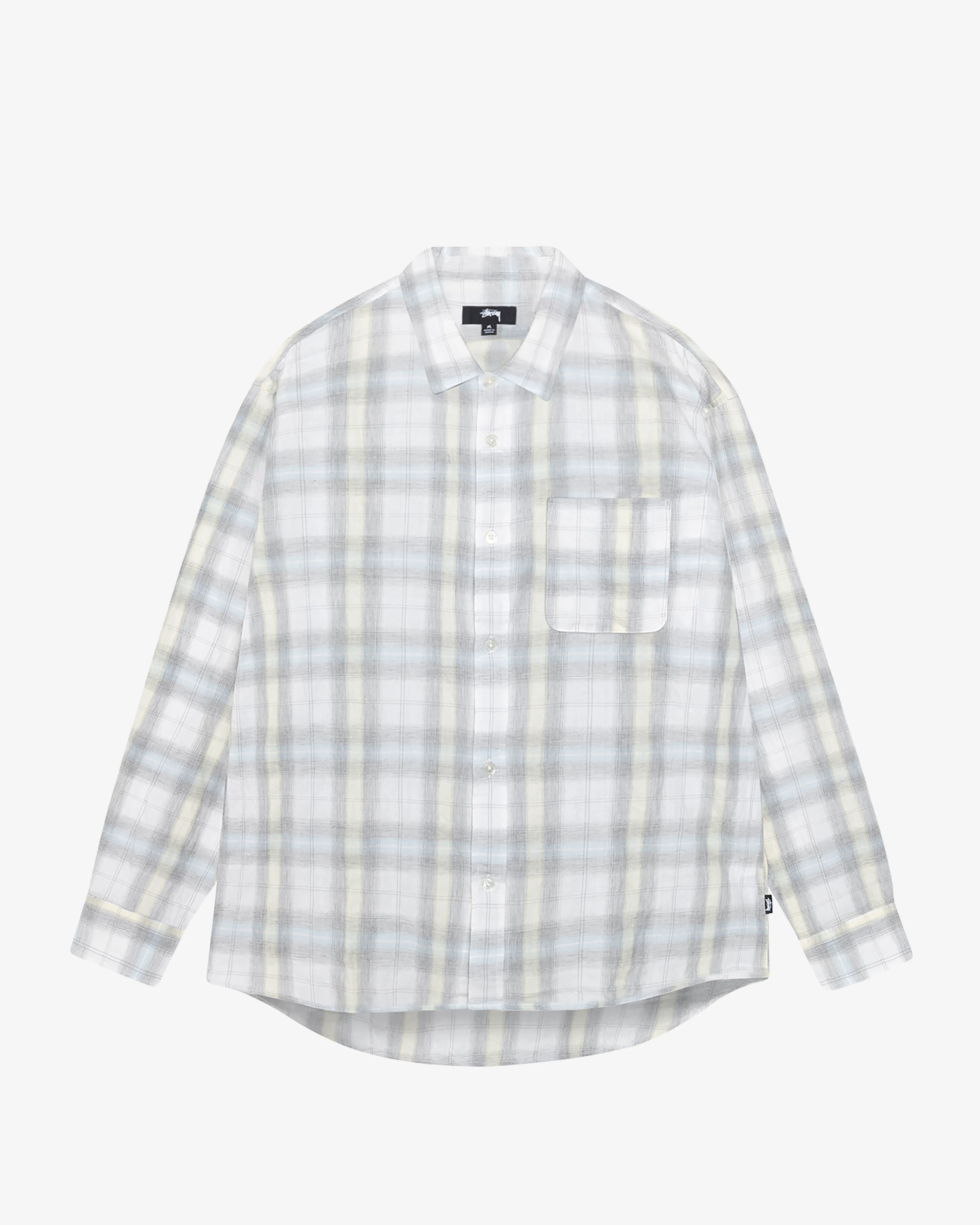 Stssy - Men's Beach Plaid Shirt - (Off White)