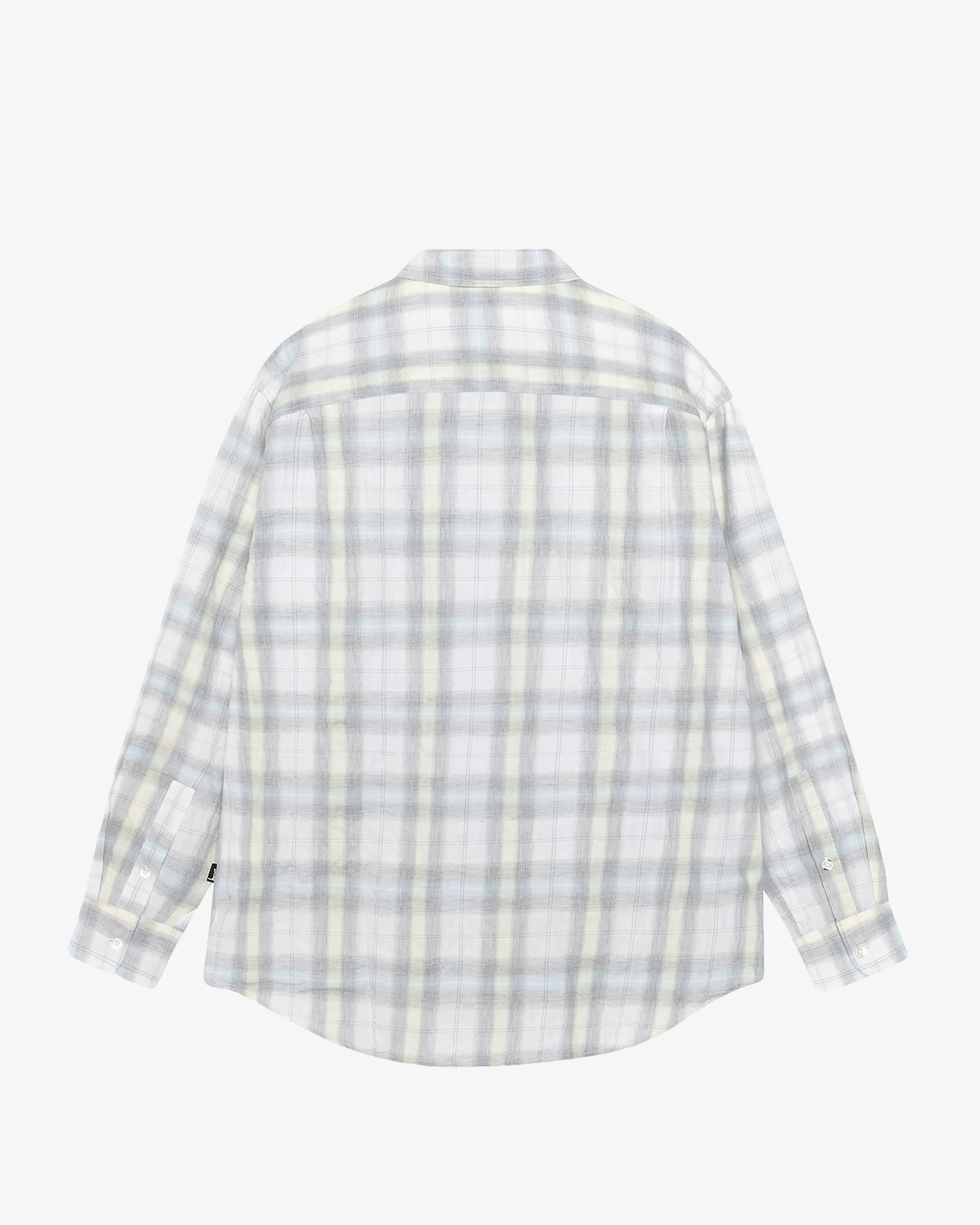 Stssy - Men's Beach Plaid Shirt - (Off White)