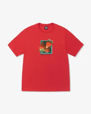 Stssy - Men's Berries T-Shirt - (Cayenne)