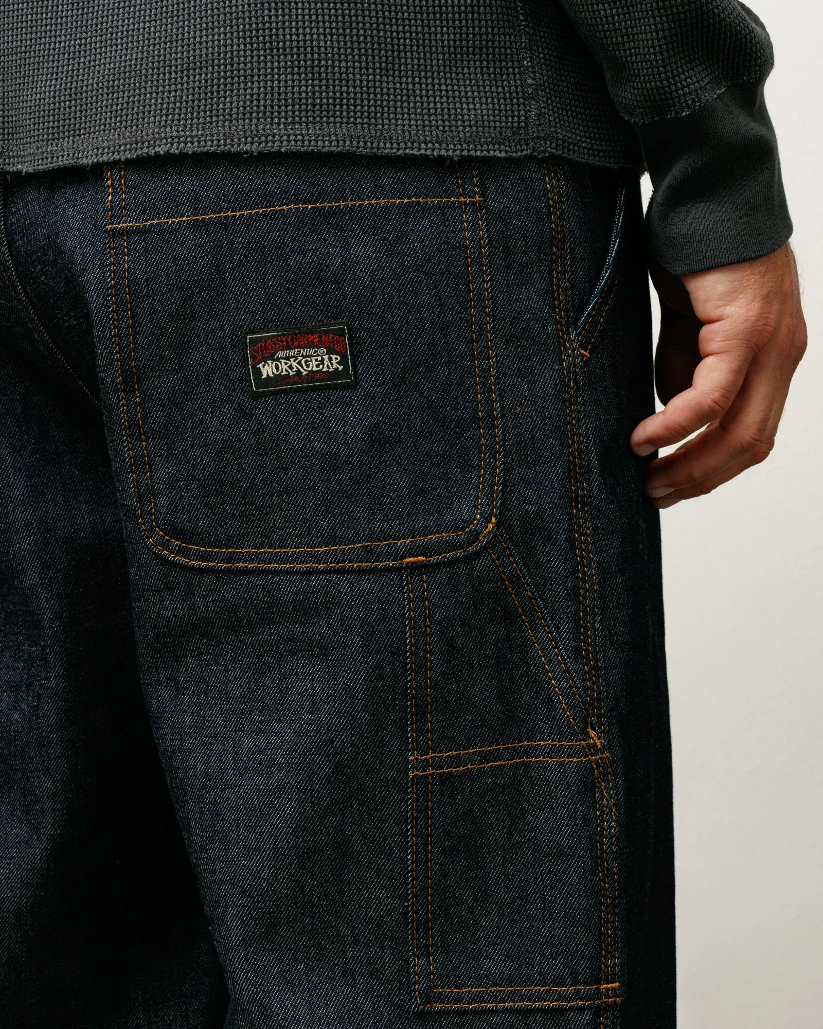 Stssy - Men's Carpenter Pant Denim - (Raw Indigo)