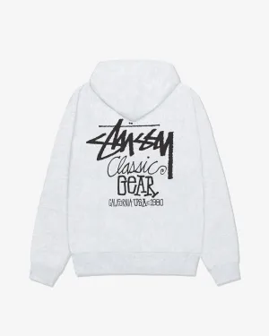 Stssy - Men's Classic Gear Hoodie - (Ash Heather)