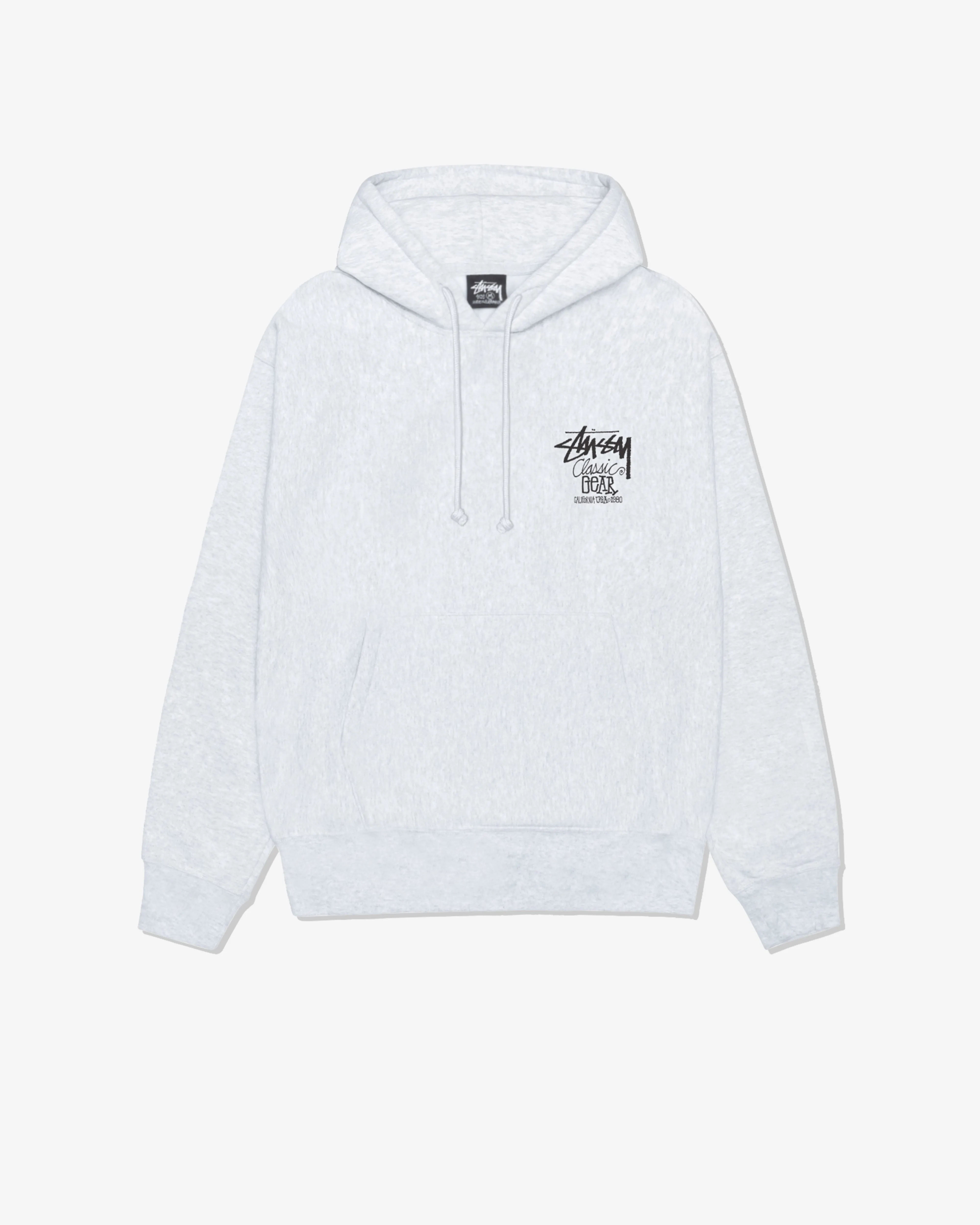 Stssy - Men's Classic Gear Hoodie - (Ash Heather)