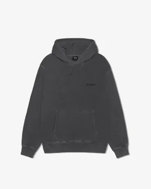 Stssy - Men's Jumbo Pig. Dyed Hoodie - (Black)