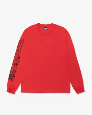 Stssy - Men's Long Haul Long Sleeve T-Shirt - (Cayenne)