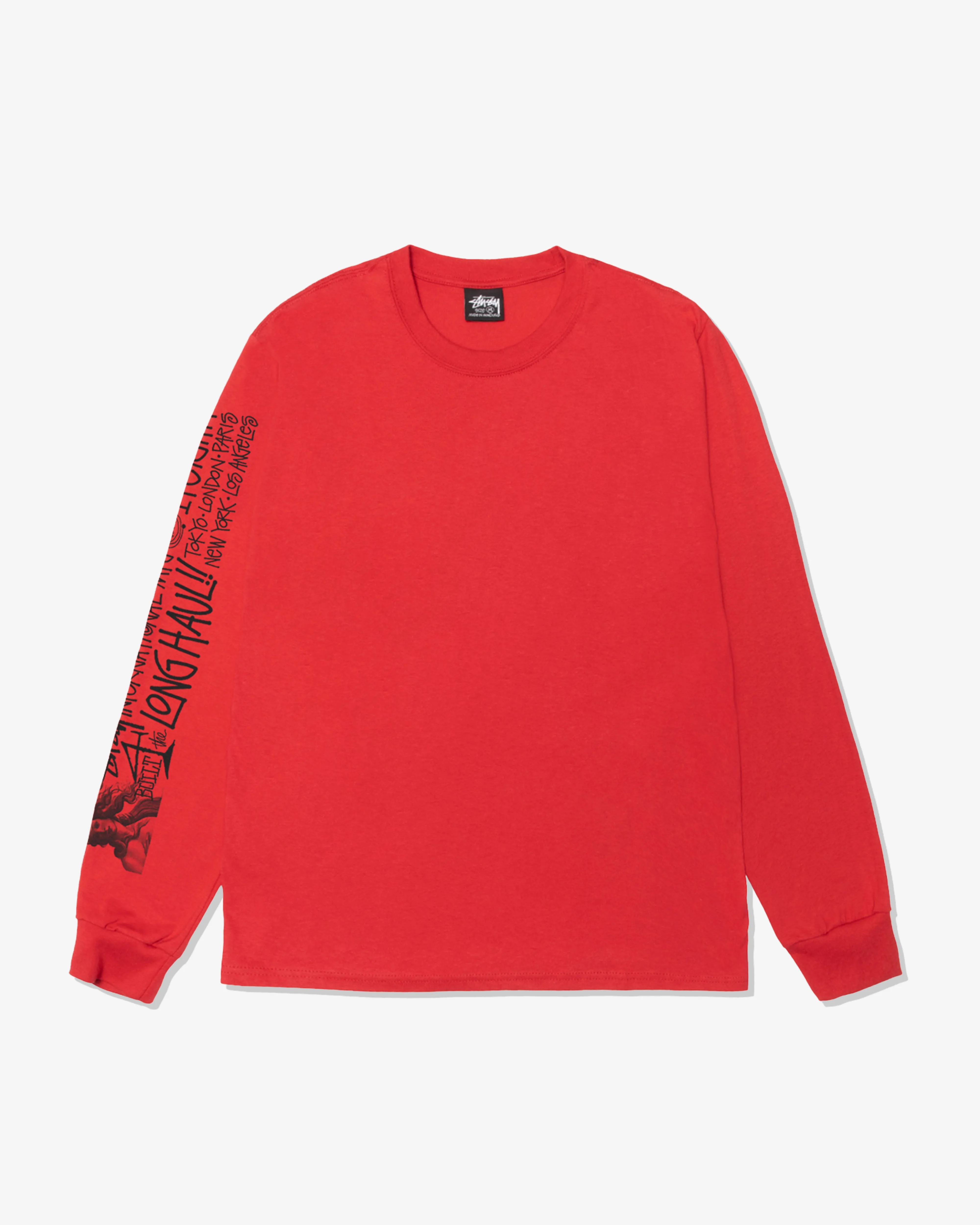 Stssy - Men's Long Haul Long Sleeve T-Shirt - (Cayenne)