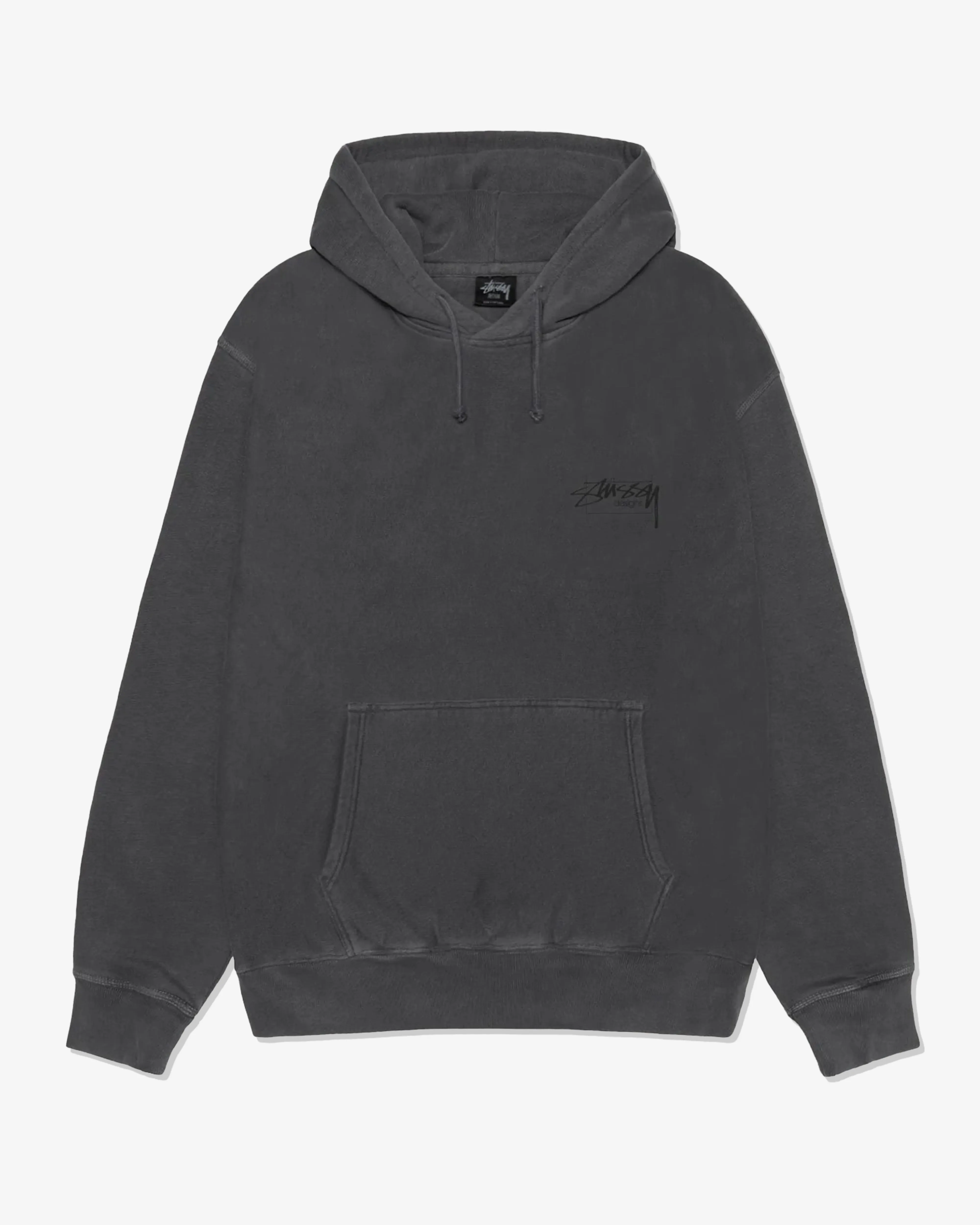 Stssy - Men's Modern Age Pig. Dyed Hoodie - (Black)