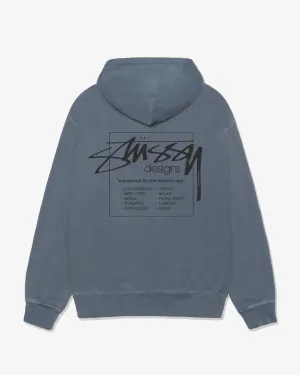 Stssy - Men's Modern Age Pig. Dyed Hoodie - (Navy)