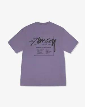 Stssy - Men's Modern Age Pig. Dyed T-Shirt - (Grape)