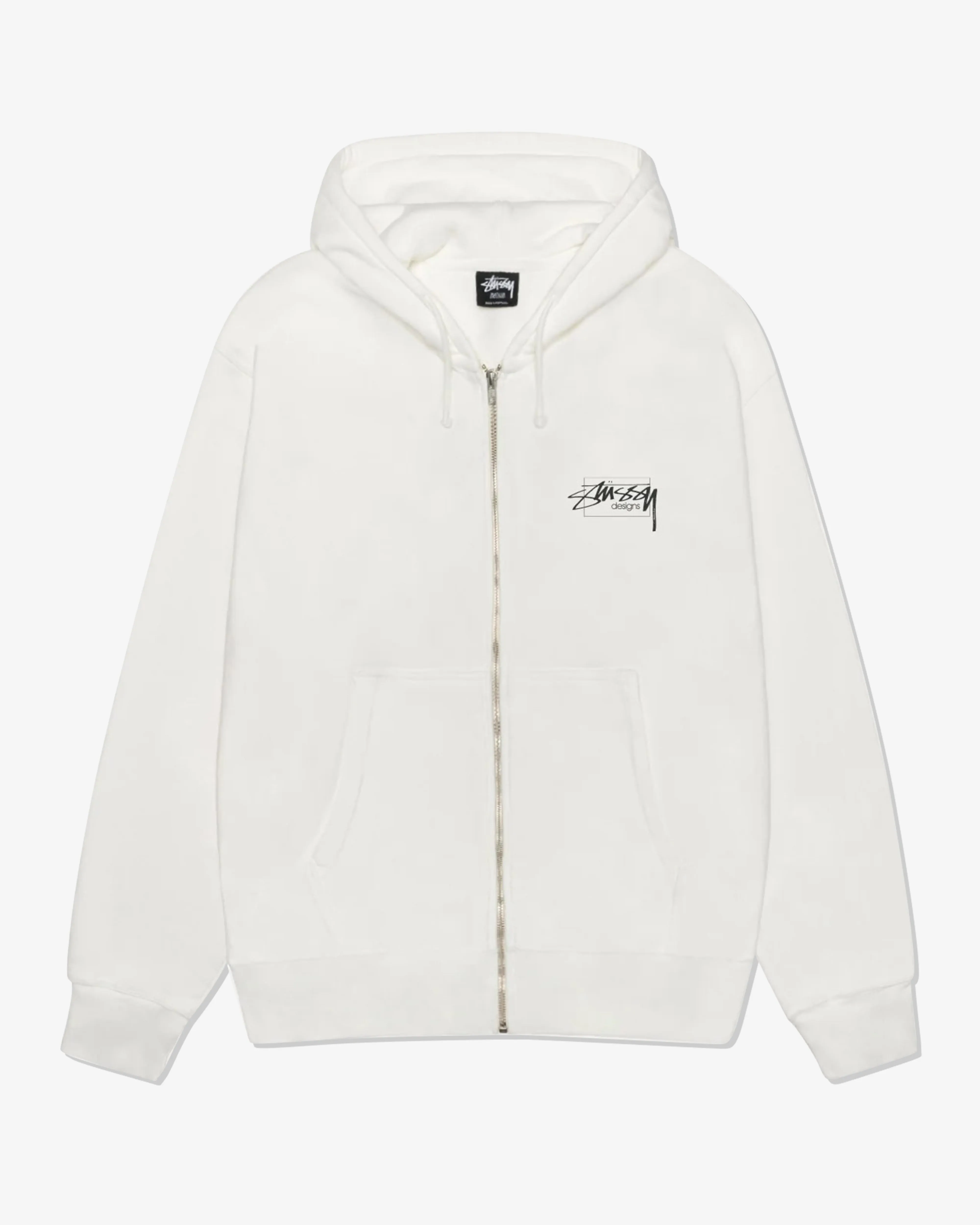 Stssy - Men's Modern Age Pig. Dyed Zip Hoodie -  (Natural)