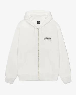 Stssy - Men's Modern Age Pig. Dyed Zip Hoodie -  (Natural)