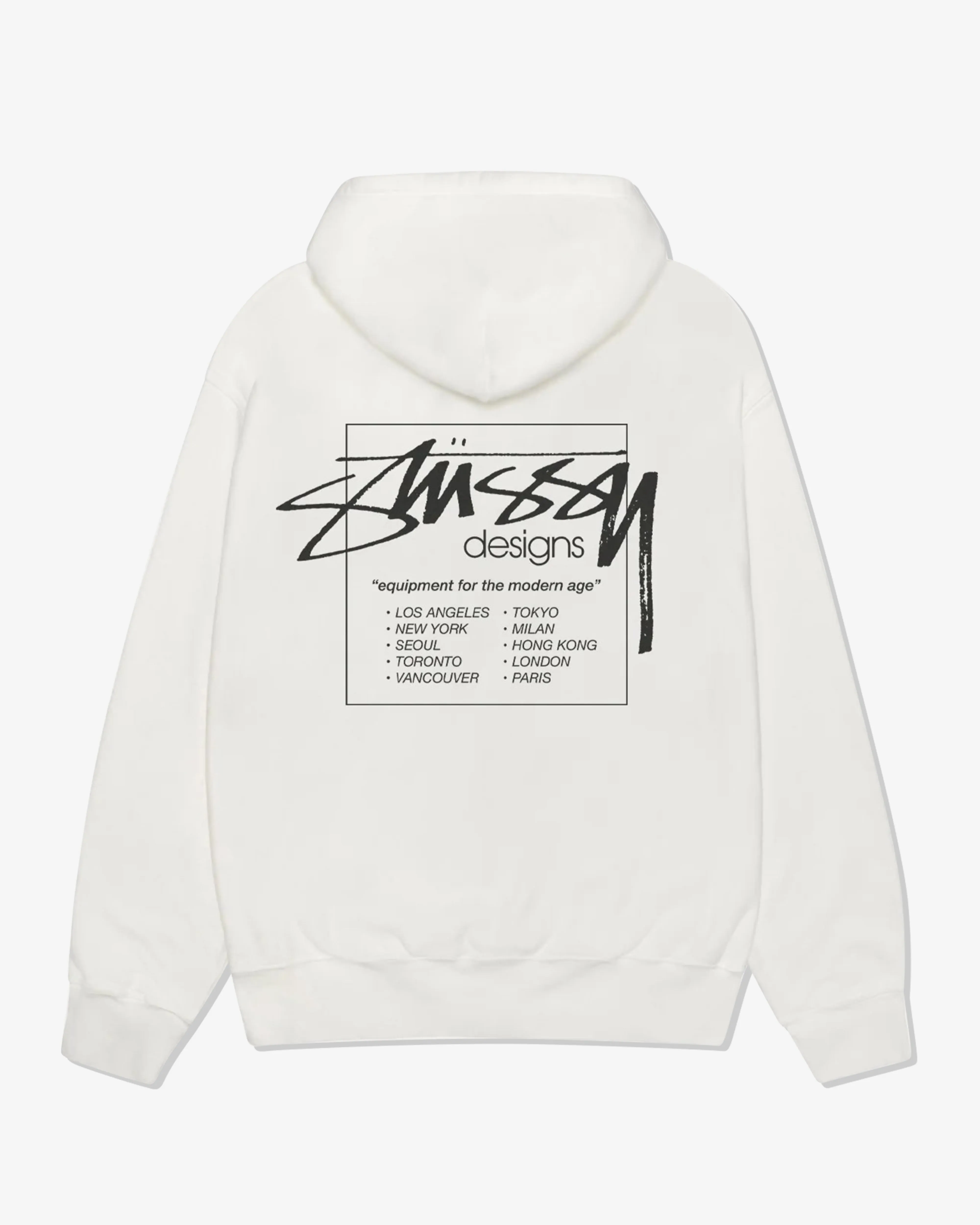 Stssy - Men's Modern Age Pig. Dyed Zip Hoodie -  (Natural)