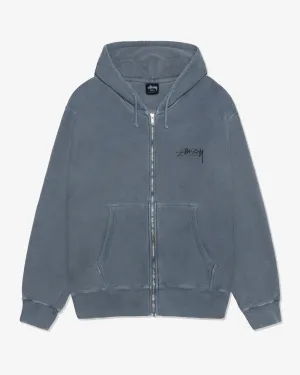 Stssy - Men's Modern Age Pig. Dyed Zip Hoodie - (Navy)