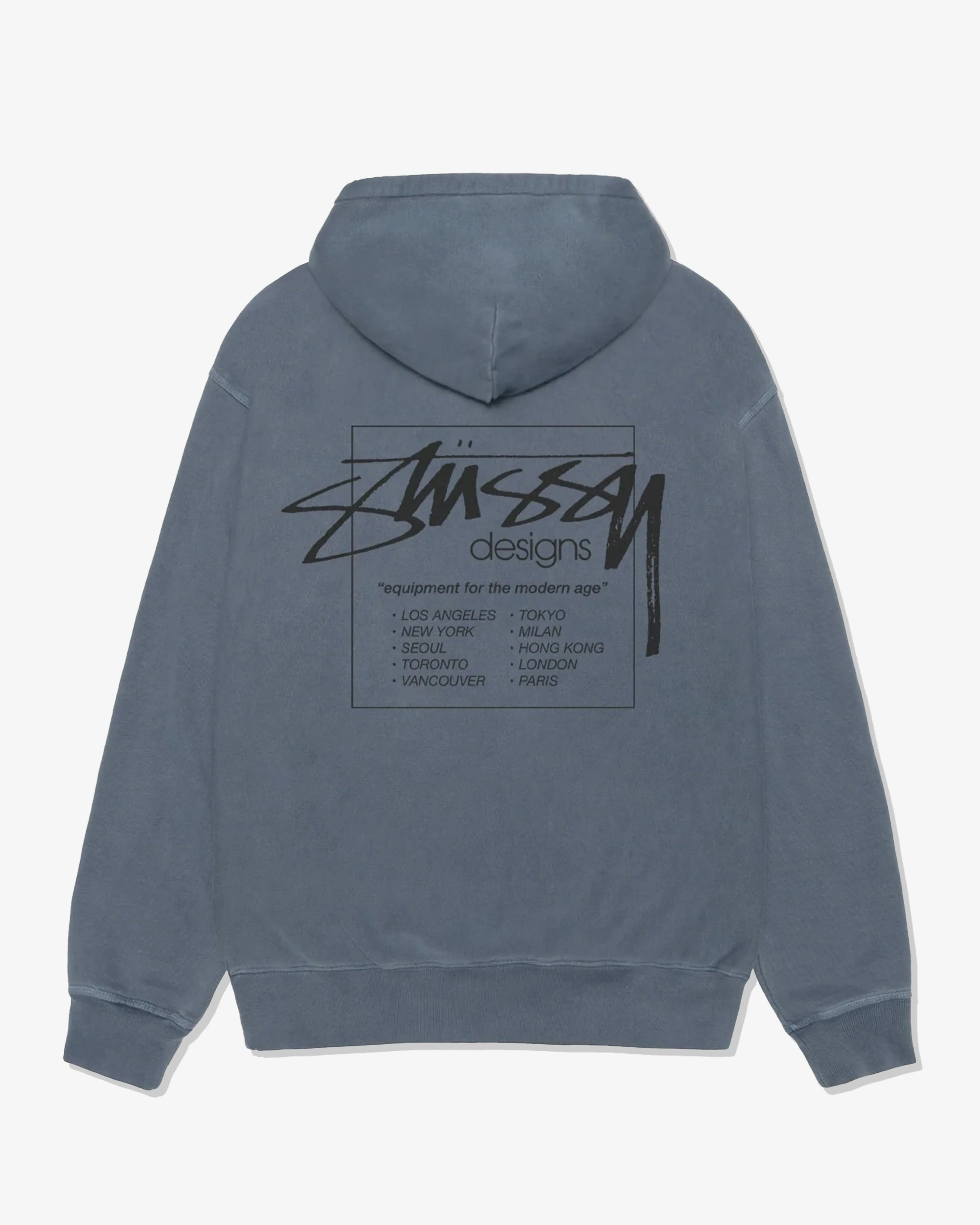 Stssy - Men's Modern Age Pig. Dyed Zip Hoodie - (Navy)