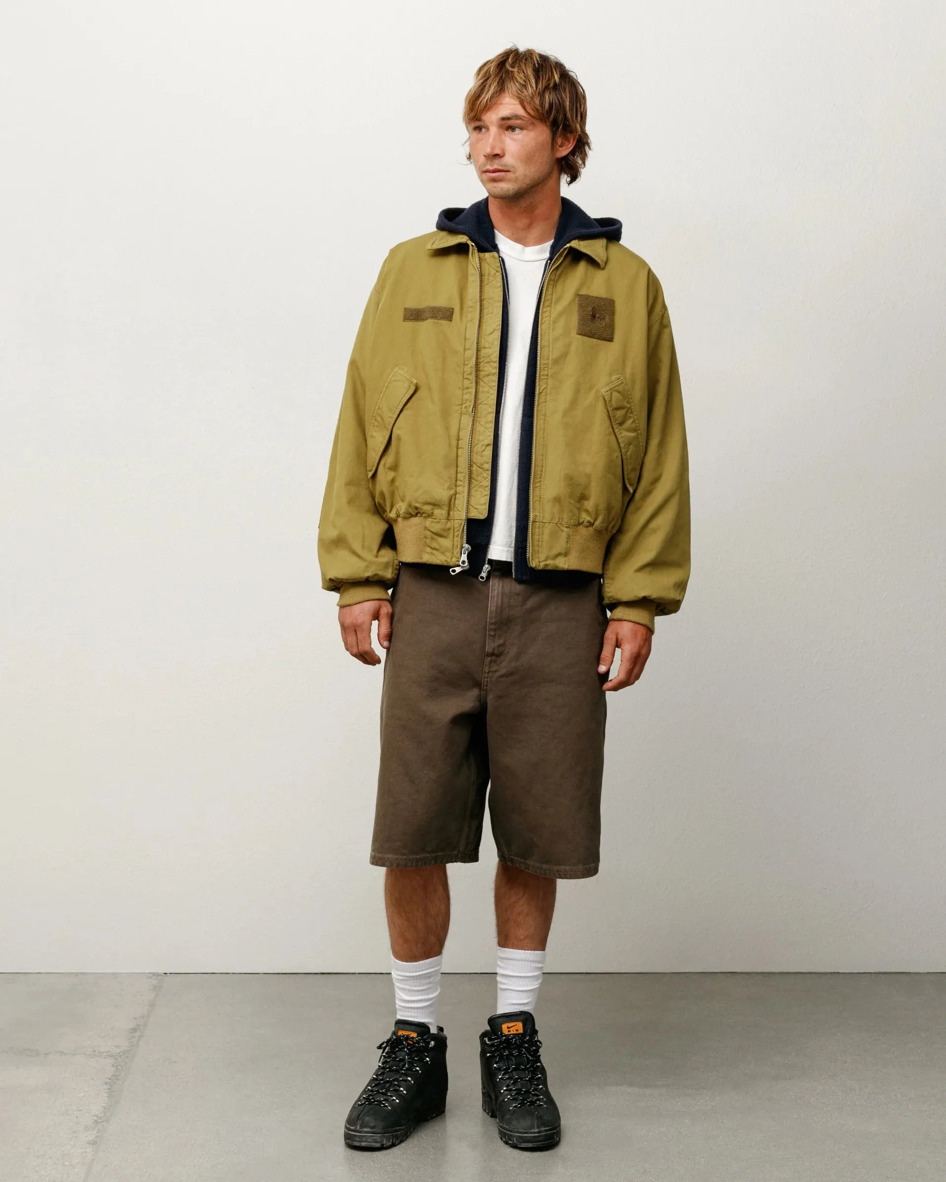 Stssy - Men's Work Short Washed Canvas - (Brown)