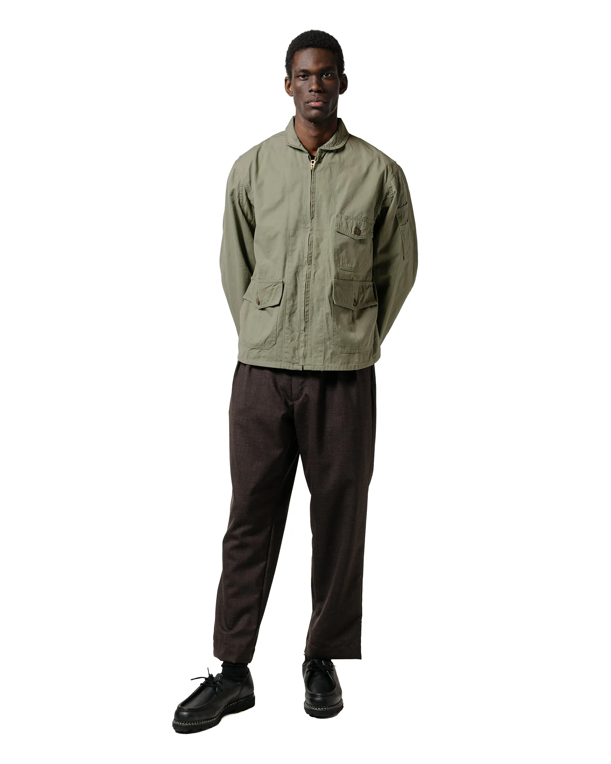 The Corona Utility CP026 2T Desert Slacks Wool Tropical Cloth Top Brown