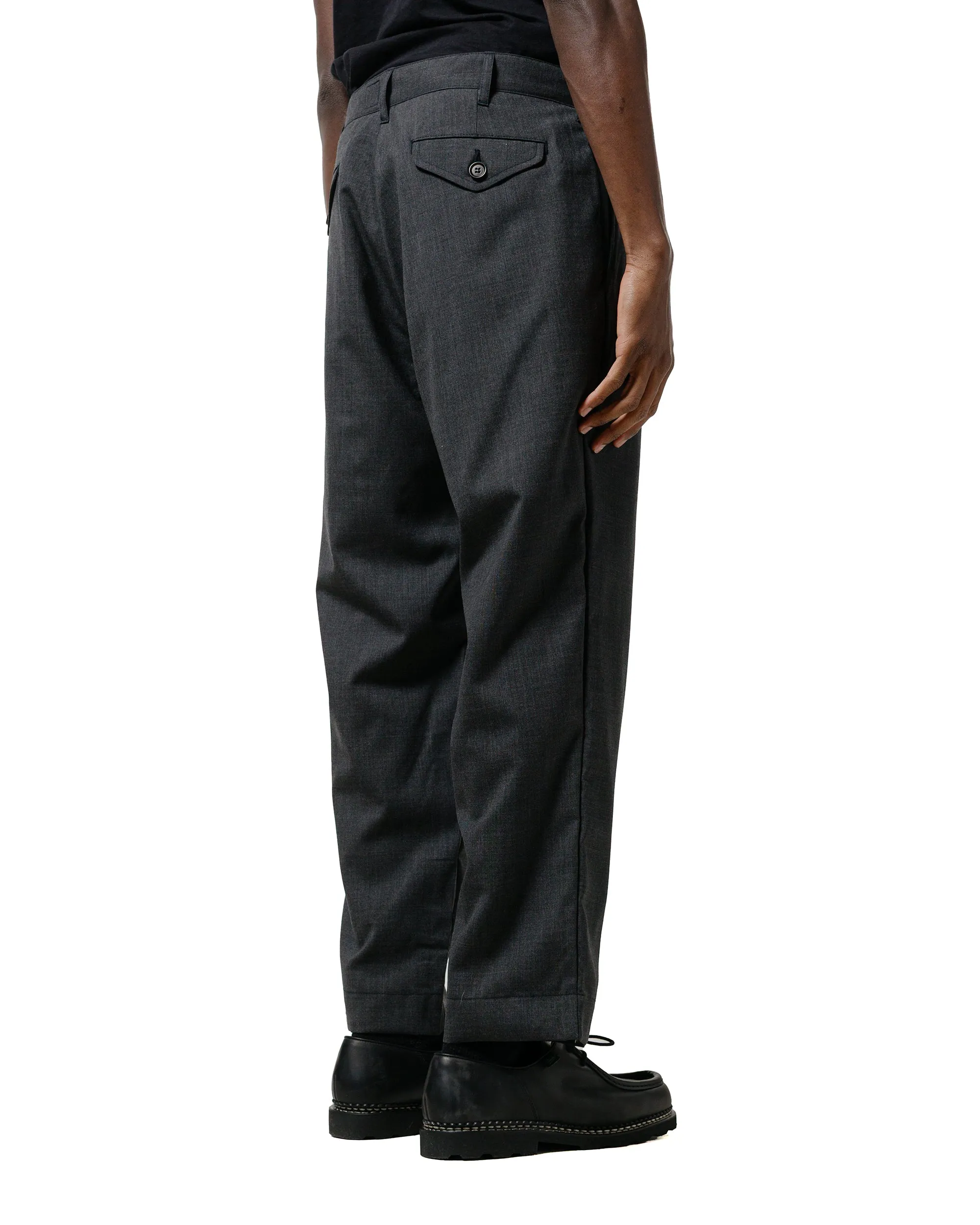 The Corona Utility CP026 2T Desert Slacks Wool Tropical Cloth Top Charcoal