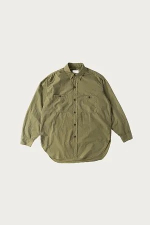 U.S.N. Cotton Poplin Shirt - Olive Drab