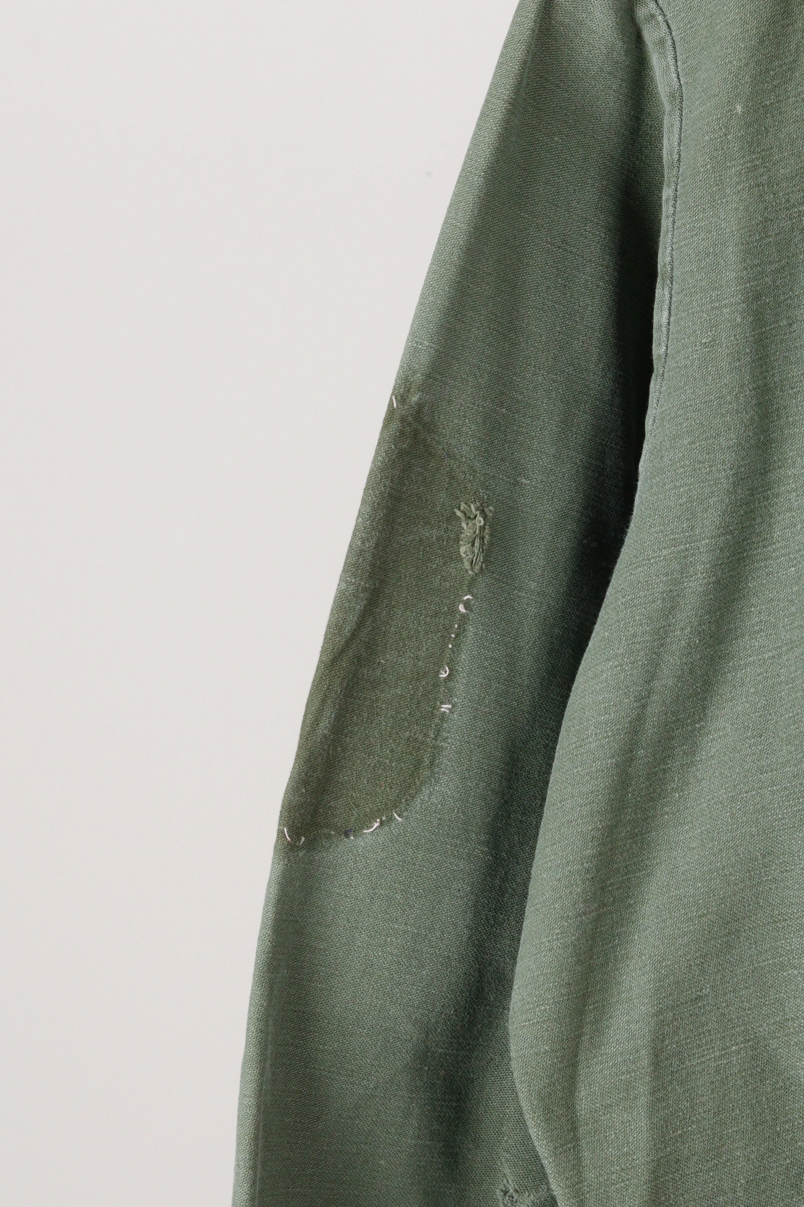 Vintage 60's U.S Military 'Custom Cut Off Collar' Utility Shirt