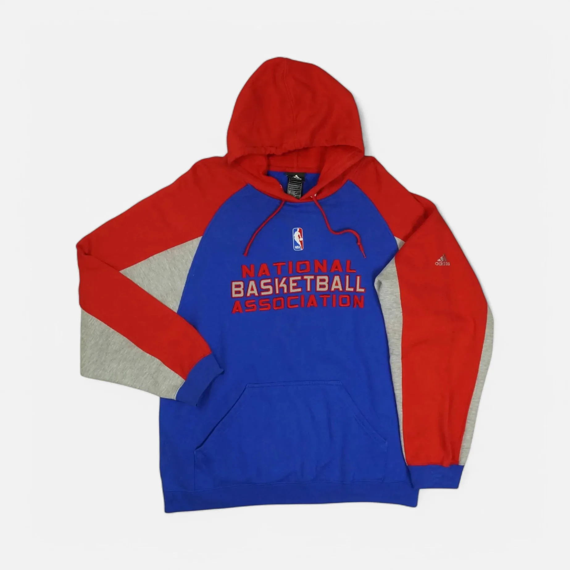 Vintage Adidas Blue NBA Hoodie (L)