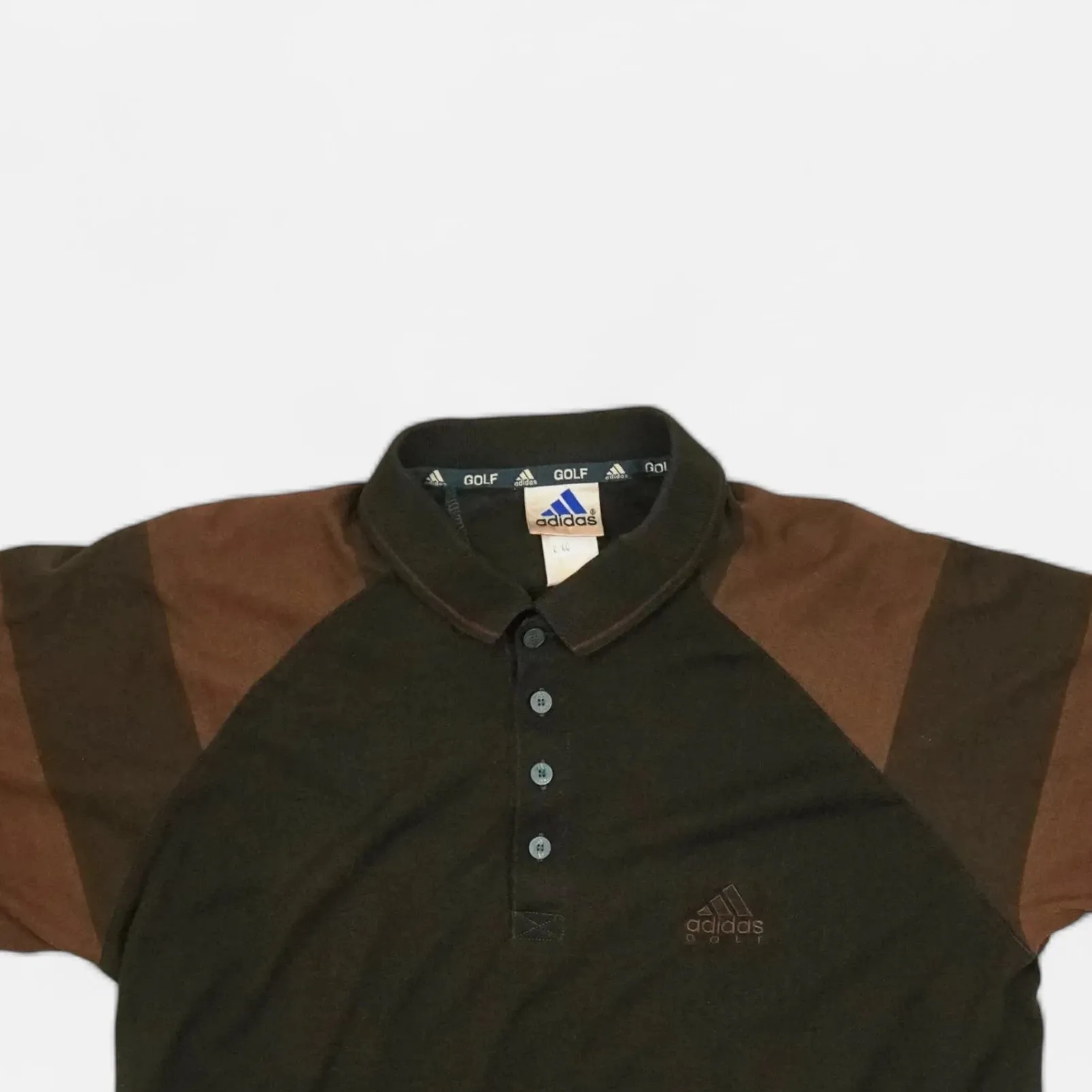 Vintage Adidas Brown Polo Shirt (L)