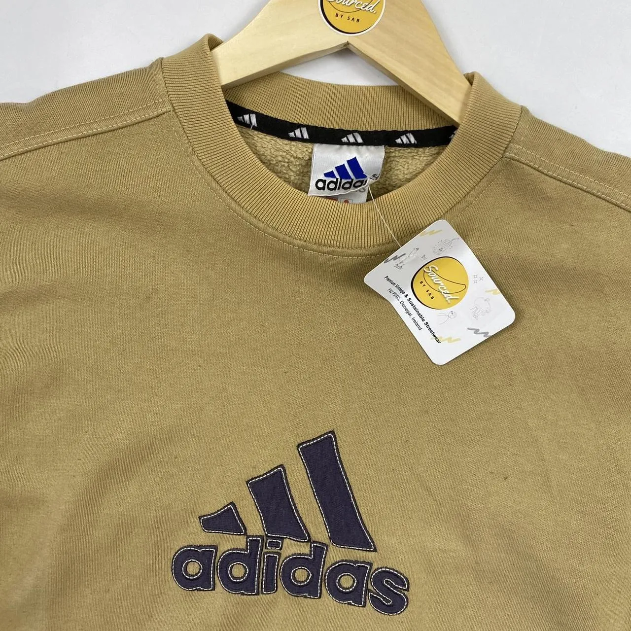 Vintage Adidas Centre Logo Sweatshirt (S)