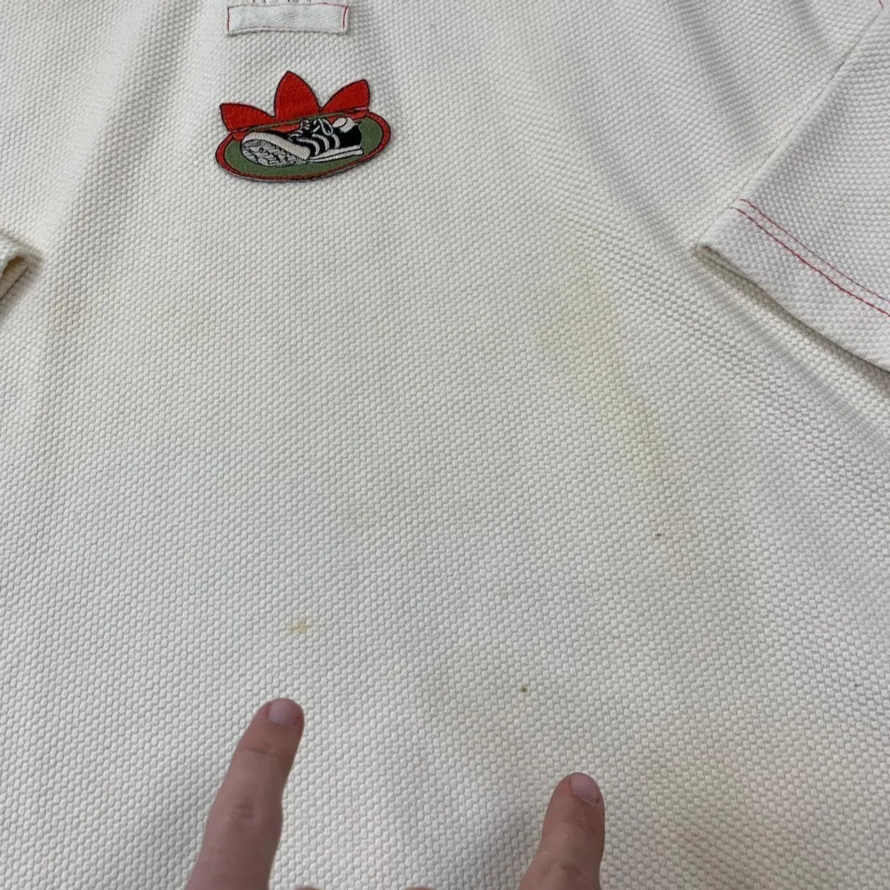 Vintage Adidas Embroidered Centre Logo Crewneck (M)