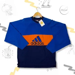 Vintage Adidas Embroidered Centre Logo Crewneck