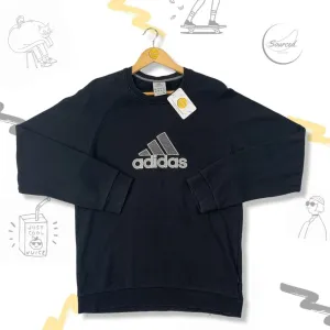 Vintage Adidas Embroidered Small Centre Logo Crewneck  (L)