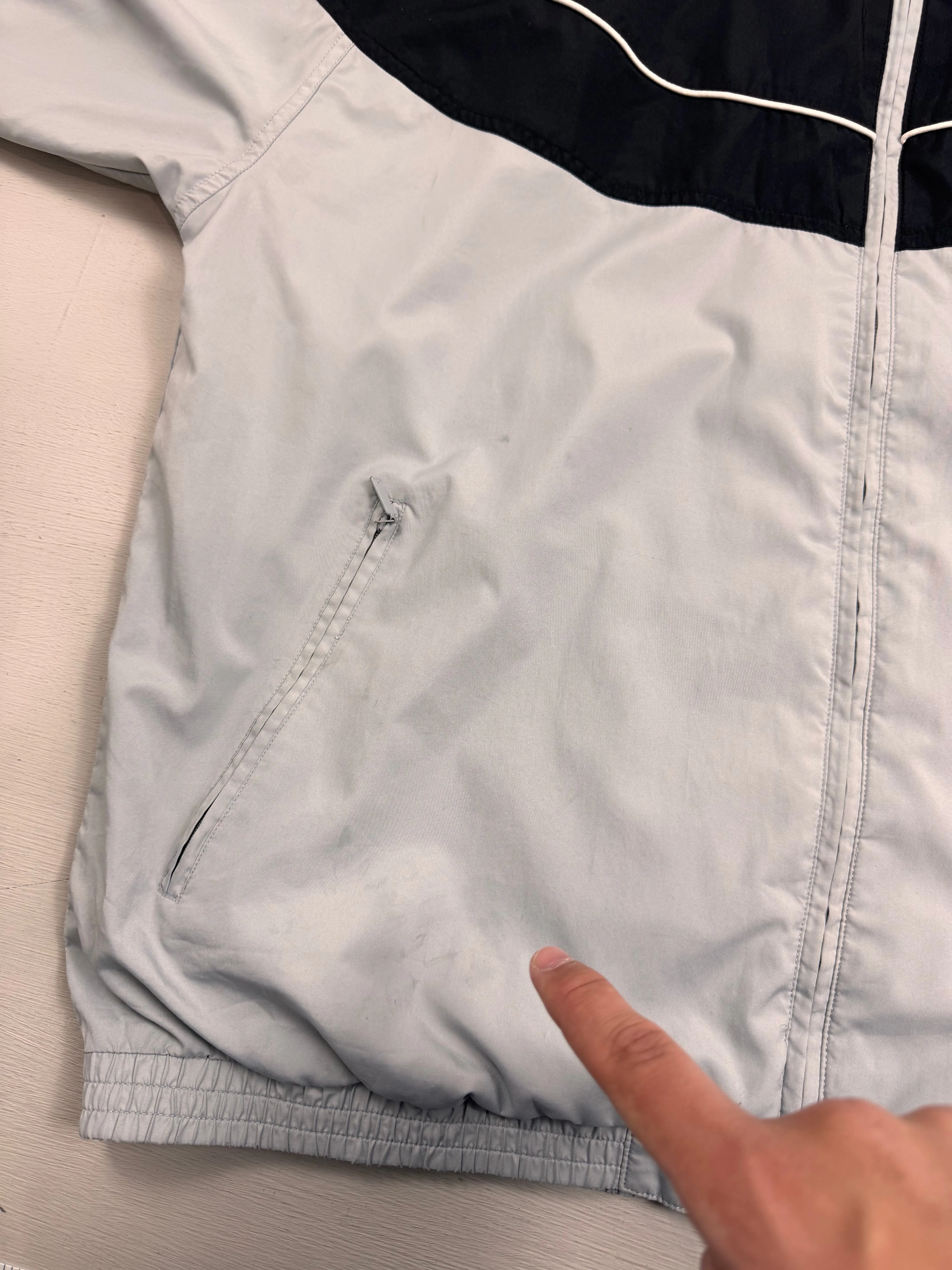 Vintage Adidas Grey Trackjacket (L)