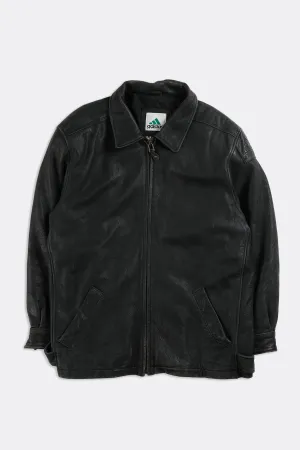 Vintage Adidas Leather Jacket - L