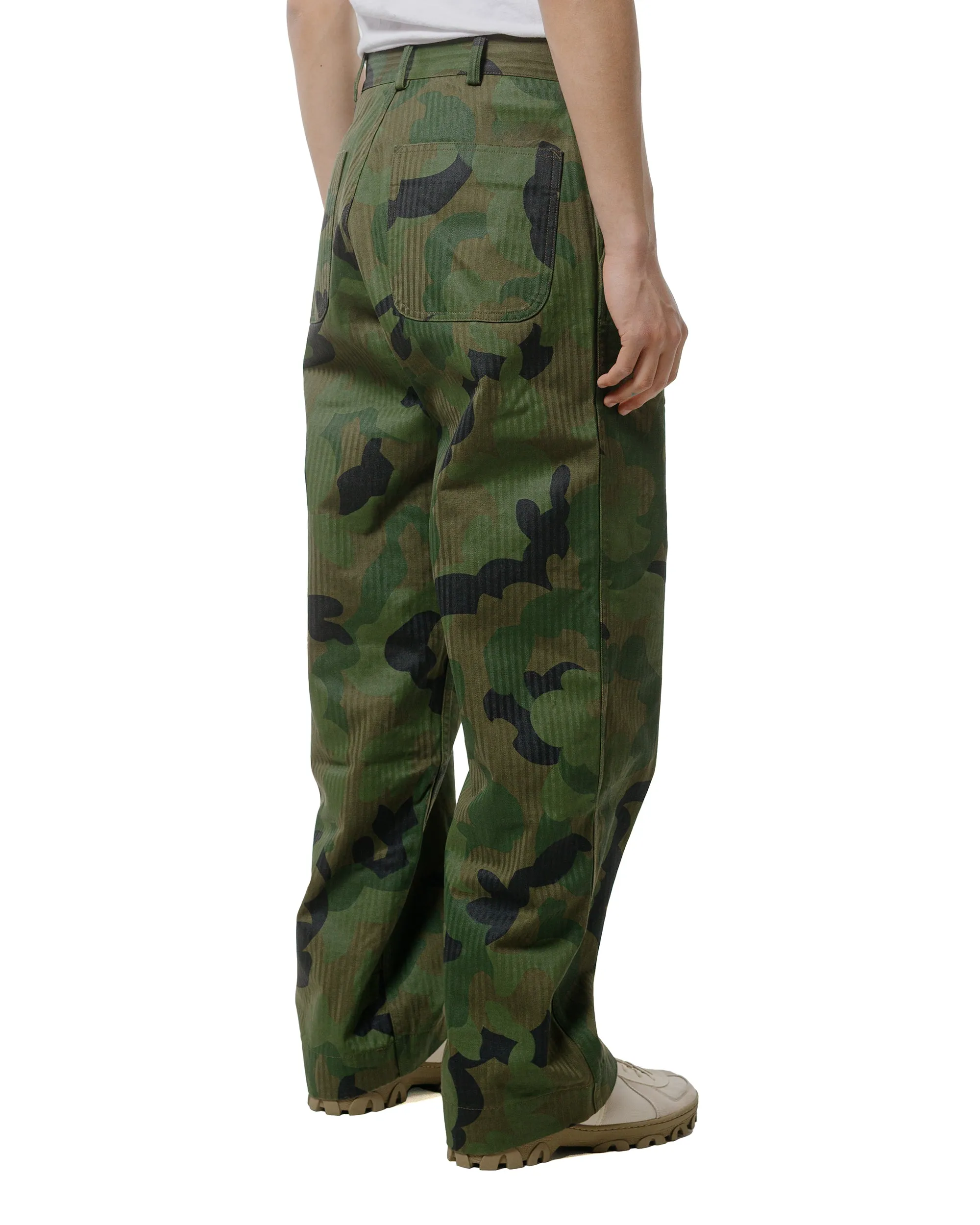 Warehouse Lot. 1236 USMC HBT P53 Utility Pants First-Time Camouflage