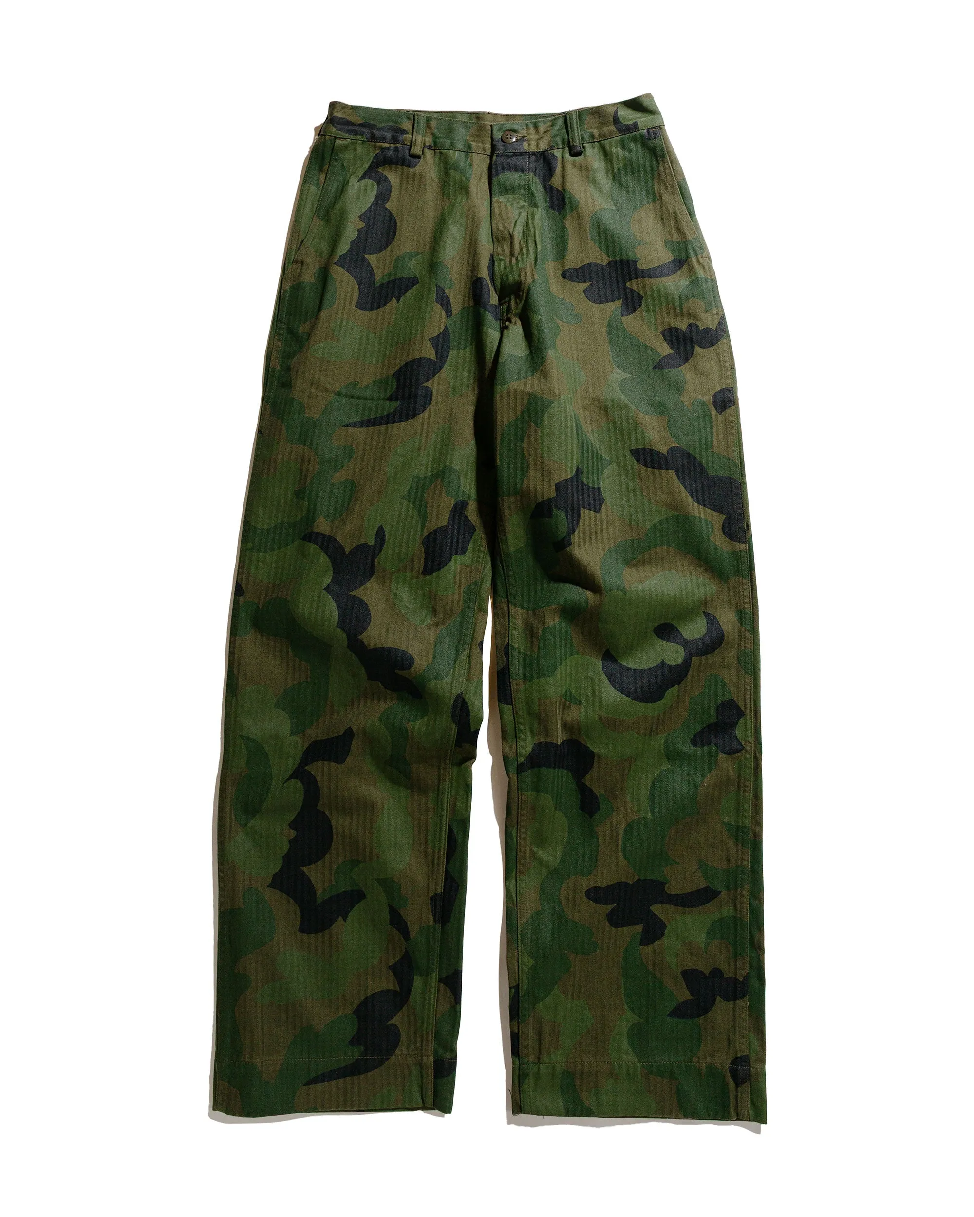 Warehouse Lot. 1236 USMC HBT P53 Utility Pants First-Time Camouflage