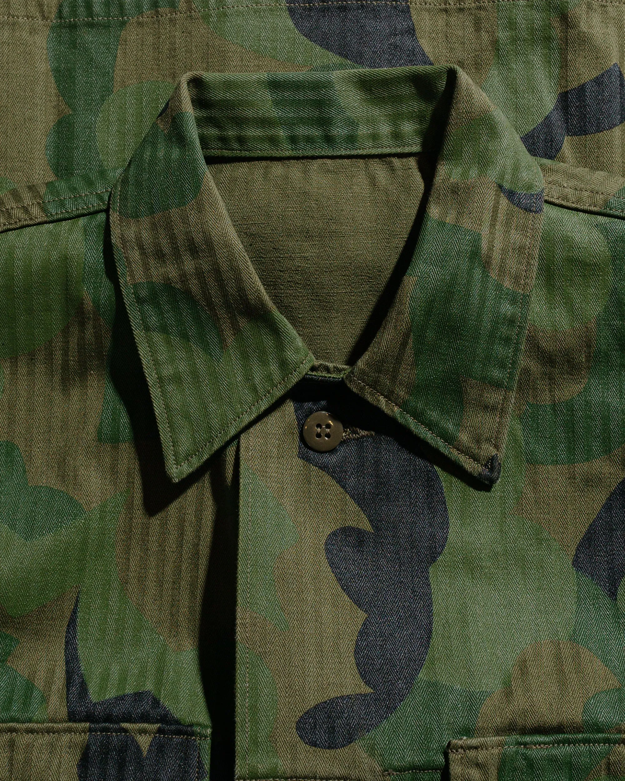 Warehouse Lot. 2226 USMC HBT P53 Utility Jacket First-Time Camouflage