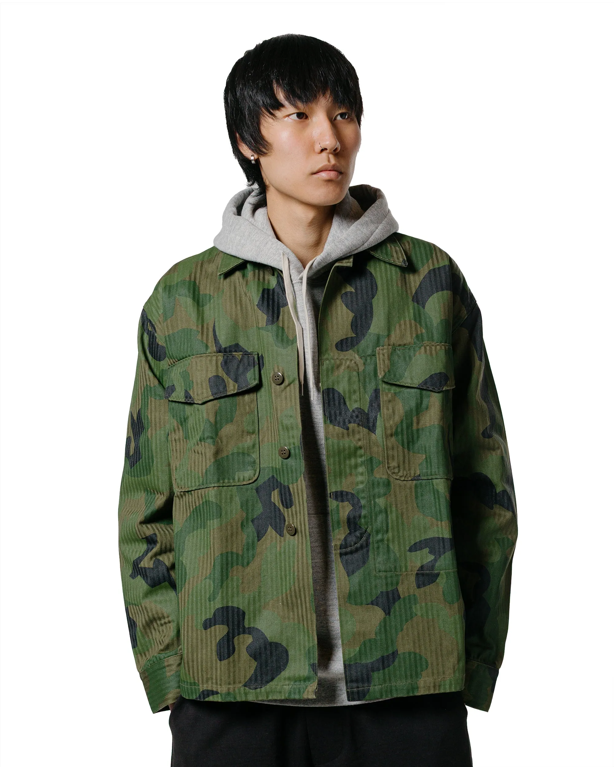 Warehouse Lot. 2226 USMC HBT P53 Utility Jacket First-Time Camouflage