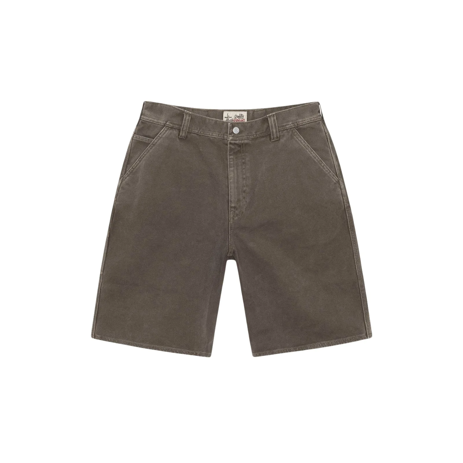 Washed Canvas Work Short