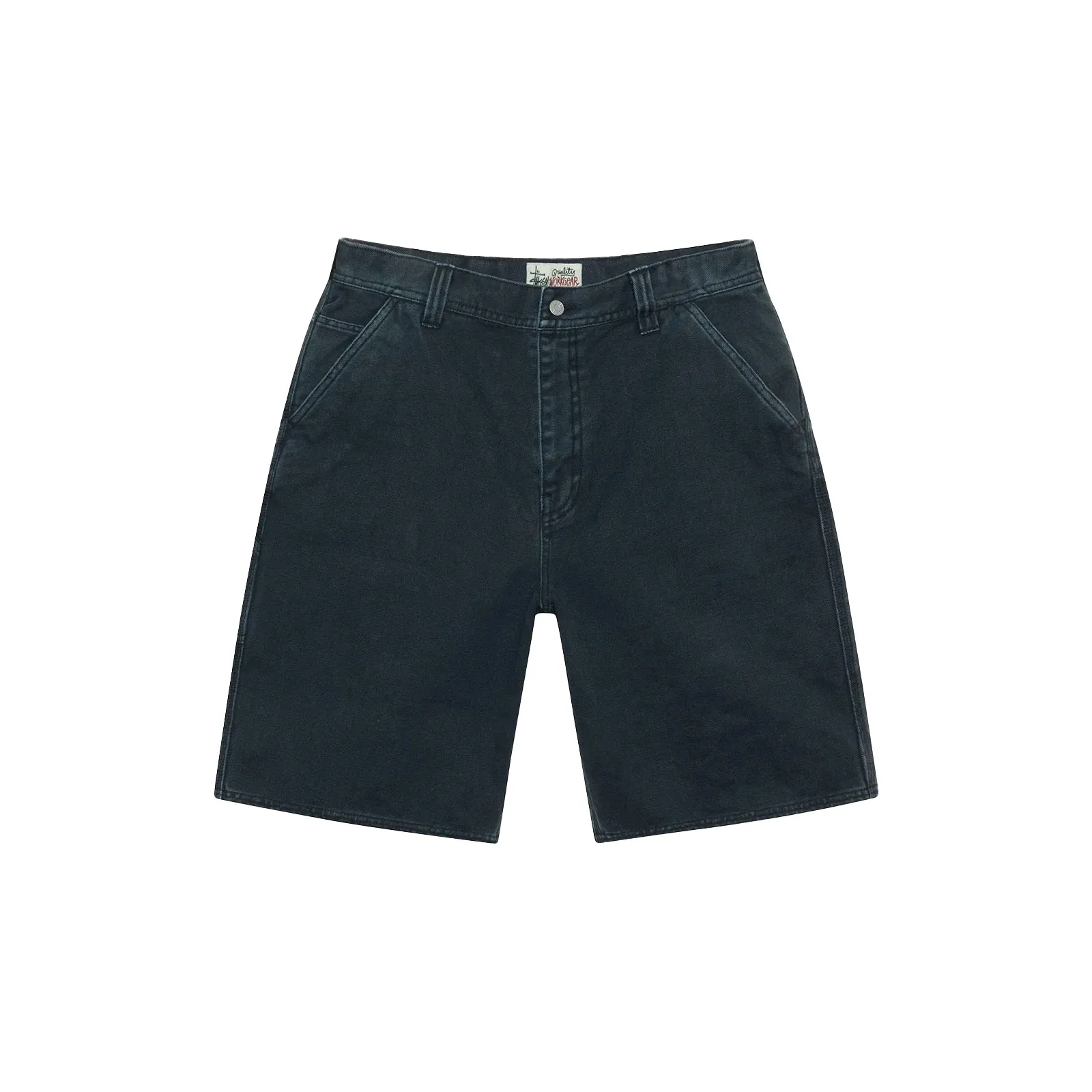 Washed Canvas Work Short