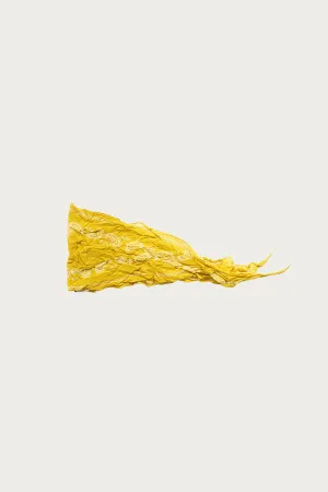 WASHER Crinkle Silk Neckerchief (PECOS Paisley) - Yellow