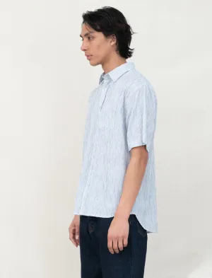 Wavy Striped Shirt (Blue)