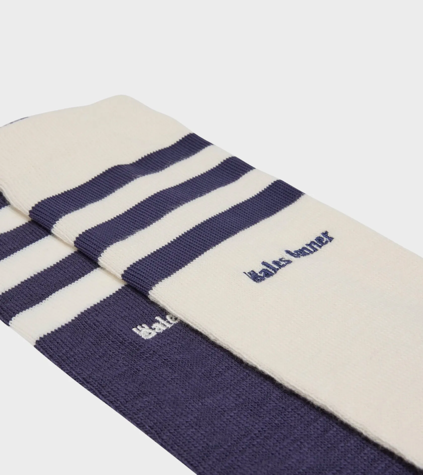 WB 3S Socks Navy/Cream White