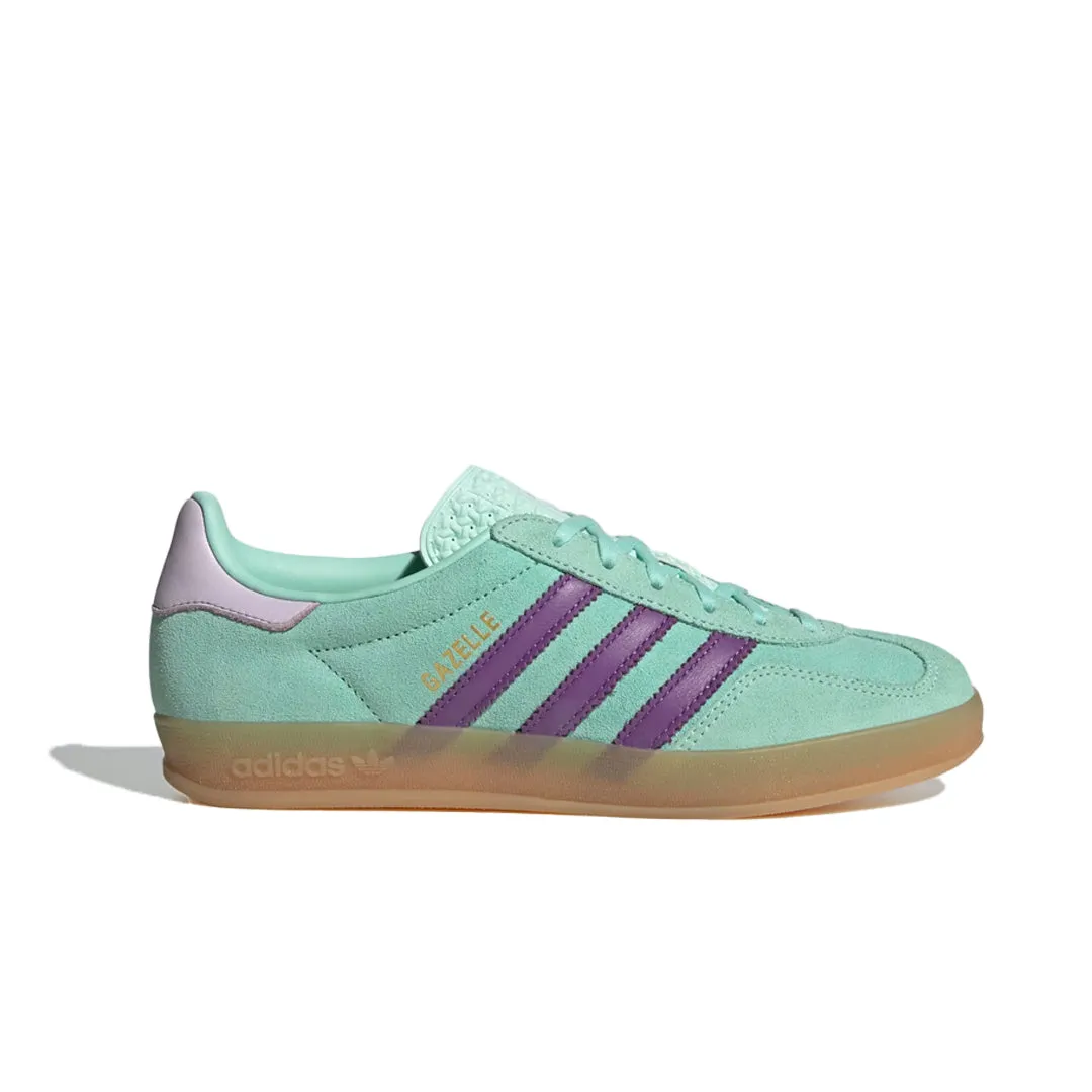 WOMEN'S GAZELLE INDOOR CLEAR MINT/ACTIVE PURPLE