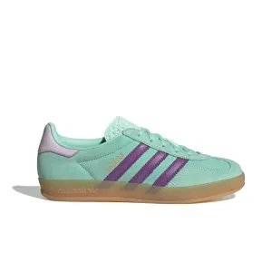 WOMEN'S GAZELLE INDOOR CLEAR MINT/ACTIVE PURPLE